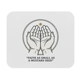 Faith Mustard Seed Mouse Pad — Inspirational Christian Desk Mat