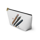 Writer's Tool Accessory Pouch — Pencil, Pen & Fountain Pen Design