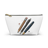 Writer's Tool Accessory Pouch — Pencil, Pen & Fountain Pen Design