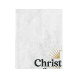 Christian Freedom Microfiber Blanket — "Christ offers freedom for everyone everywhere"