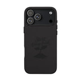Engraved PU Leather Phone Case — "Start Today Fresh" Seedling Design