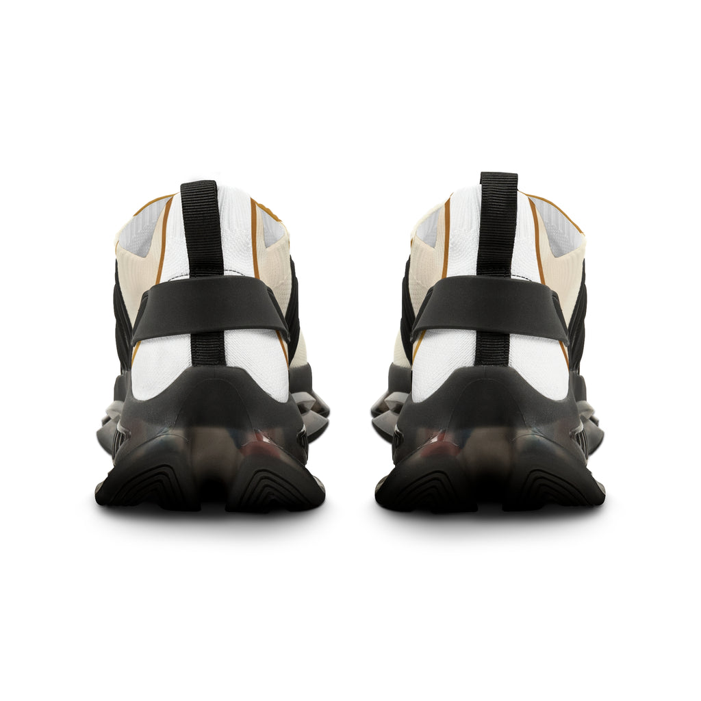 Men's Shoes of Peace — Cream Paw Print Athletic Shoes