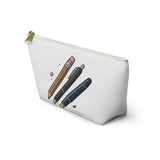 Writer's Tool Accessory Pouch — Pencil, Pen & Fountain Pen Design