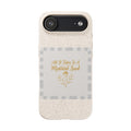 Biodegradable Phone Case — “All It Takes Is A Mustard Seed” Floral Design