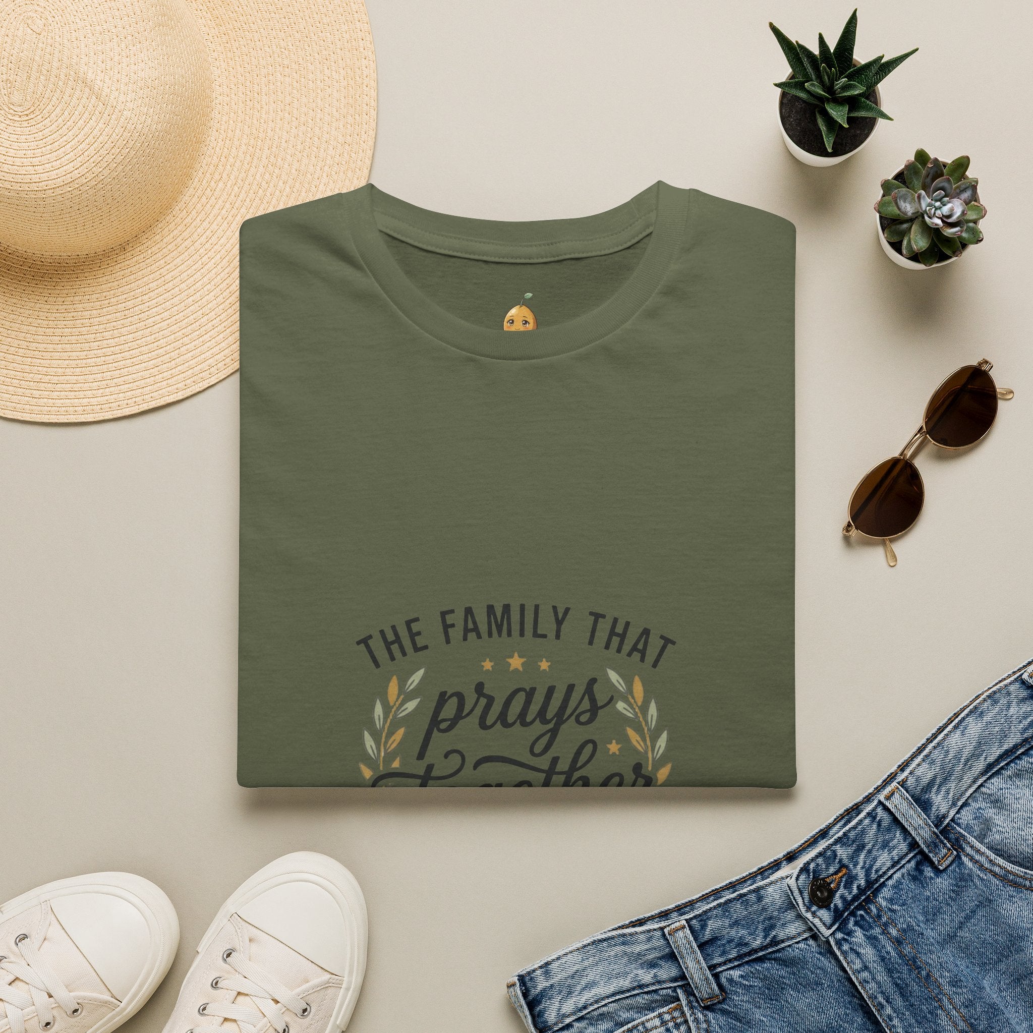 Prayer Family T-Shirt — “The Family That Prays Together” Faith Tee