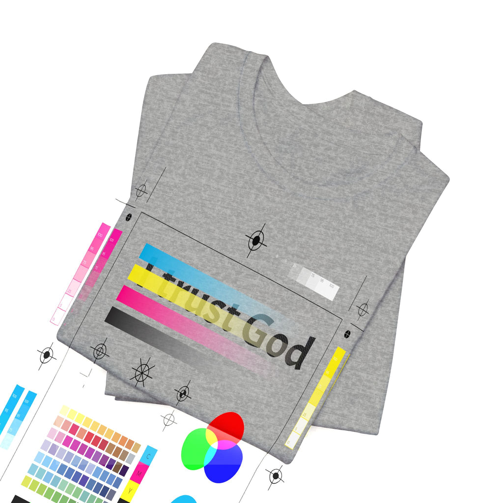 I Trust God Tee — Minimalist Christian Faith T-Shirt