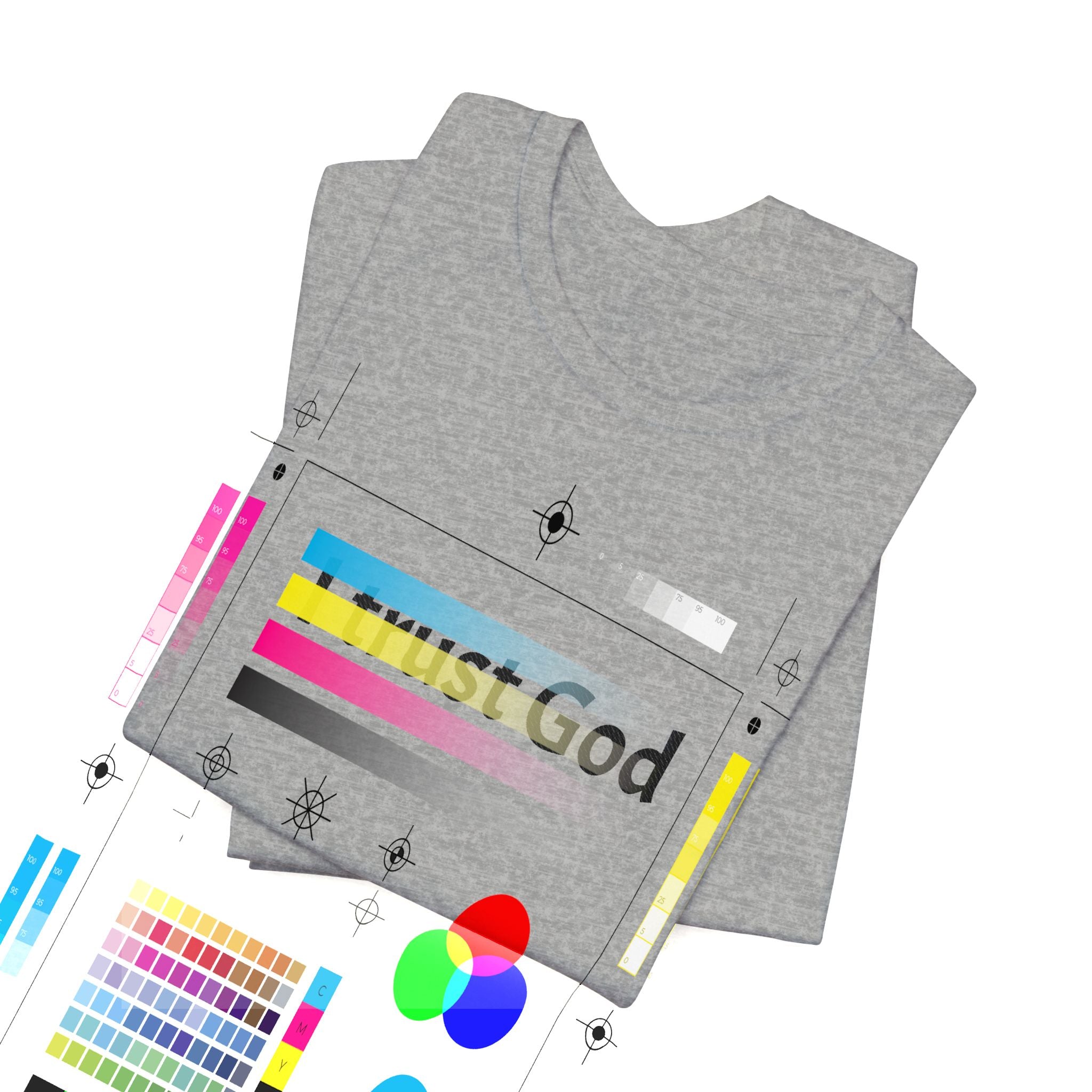 I Trust God Tee — Minimalist Christian Faith T-Shirt