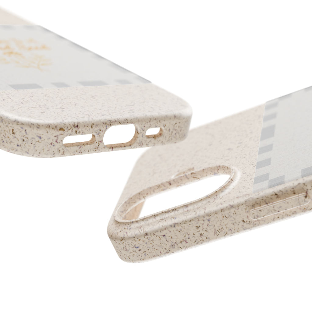 Biodegradable Phone Case — “All It Takes Is A Mustard Seed” Floral Design
