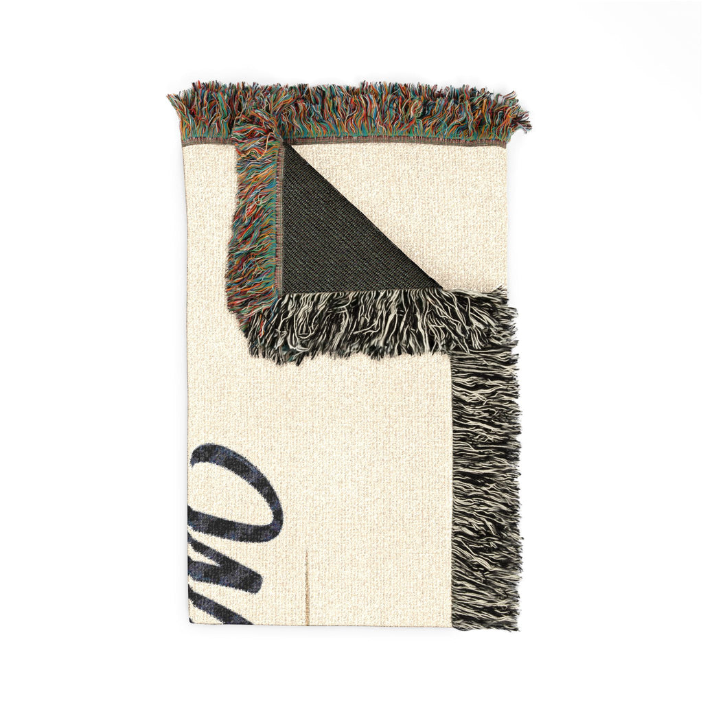 Woven Blanket — “Walk by Faith and Not by Sight” Inspirational Throw
