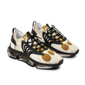 Men's Shoes of Peace — Cream Paw Print Athletic Shoes