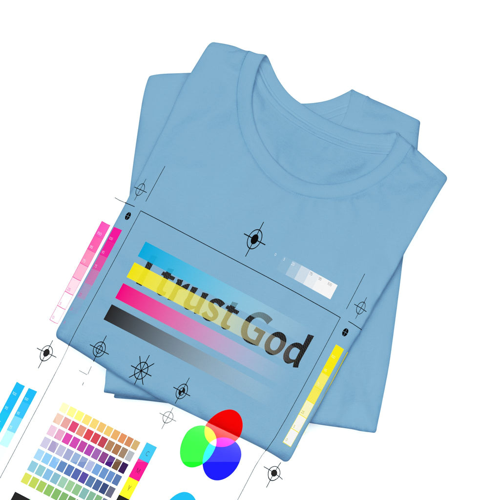 I Trust God Tee — Minimalist Christian Faith T-Shirt