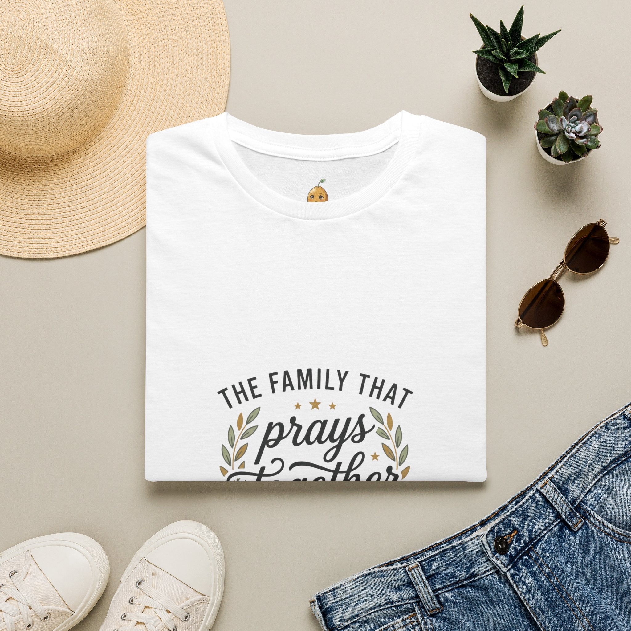 Prayer Family T-Shirt — “The Family That Prays Together” Faith Tee