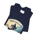 T‑Shirt — “Highs and Lows” Faith Graphic Tee ("Lord, You’re with me everywhere I go")