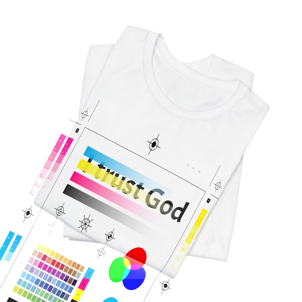 I Trust God Tee — Minimalist Christian Faith T-Shirt