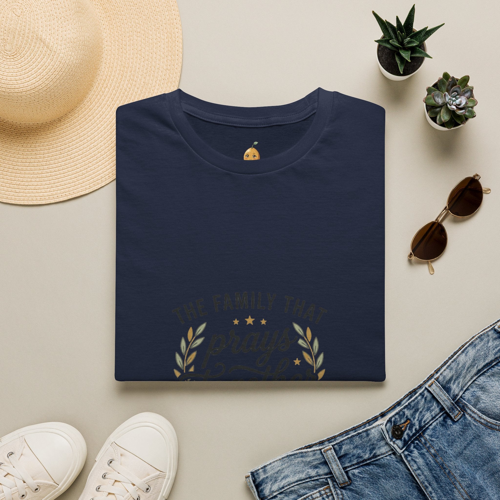 Prayer Family T-Shirt — “The Family That Prays Together” Faith Tee