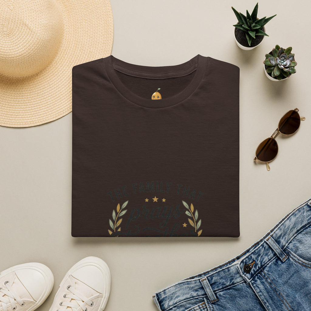 Prayer Family T-Shirt — “The Family That Prays Together” Faith Tee