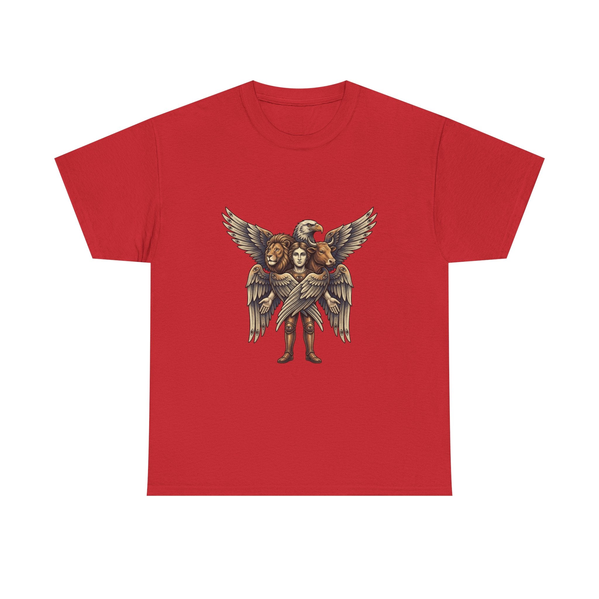 Cherub Winged Trio T‑Shirt — Vintage Angelic Graphic Tee