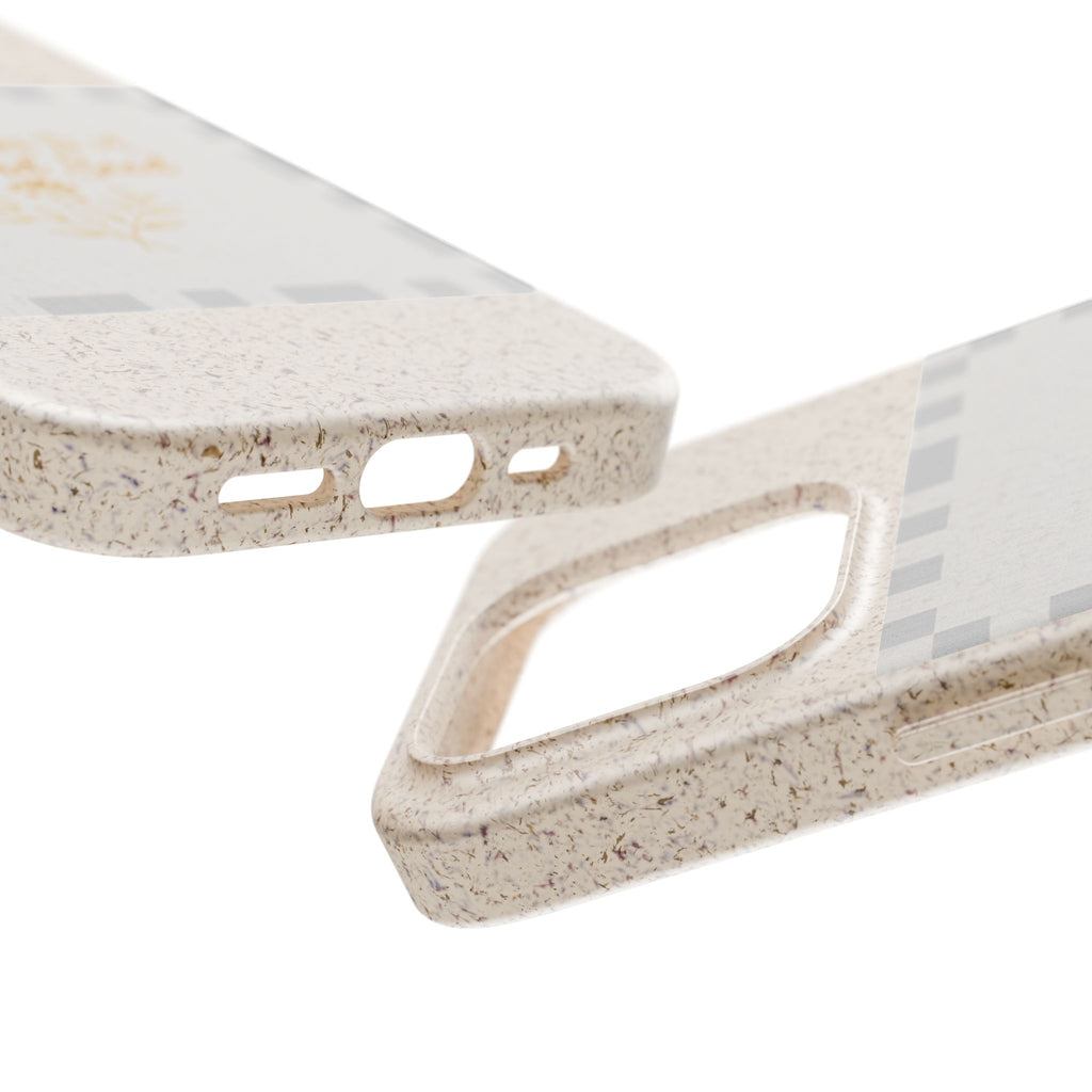 Biodegradable Phone Case — “All It Takes Is A Mustard Seed” Floral Design