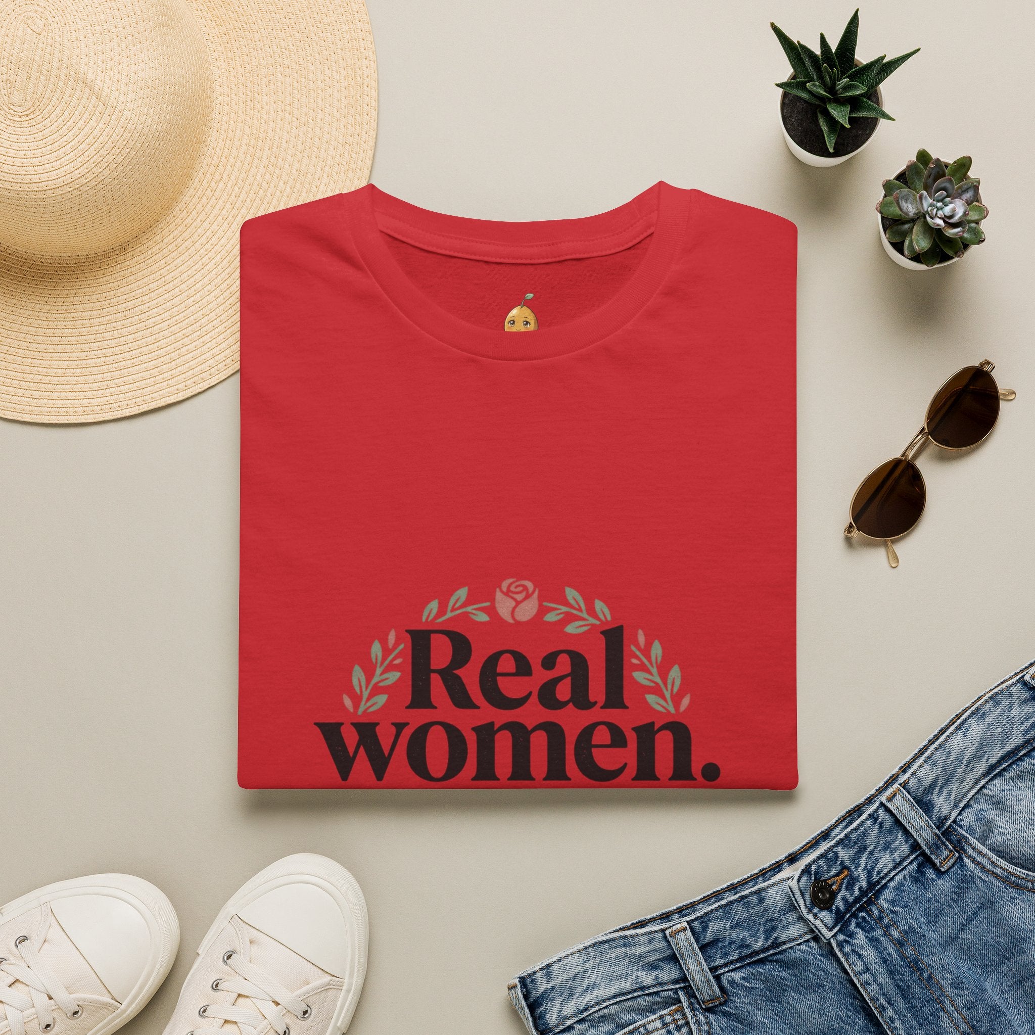 Real Women. Real Faith. T-Shirt — Floral Feminine Christian Tee