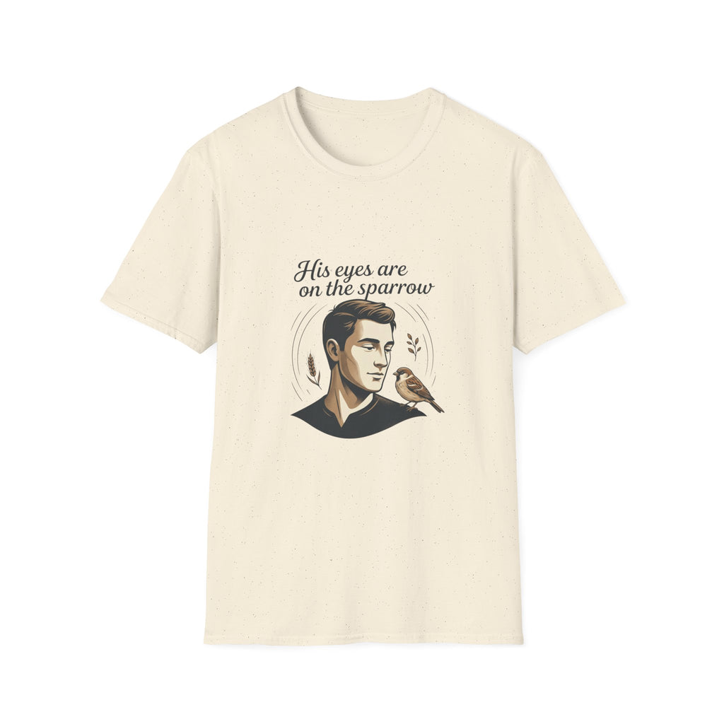 T-Shirt — "His Eyes Are on the Sparrow" Inspirational Faith Graphic
