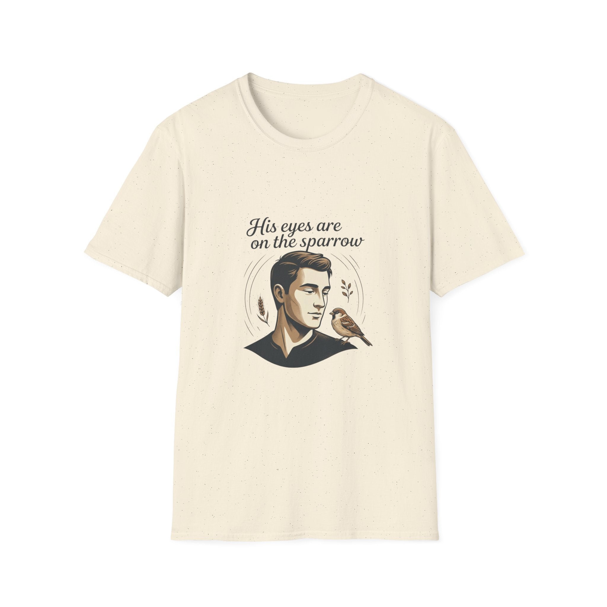T-Shirt — "His Eyes Are on the Sparrow" Inspirational Faith Graphic