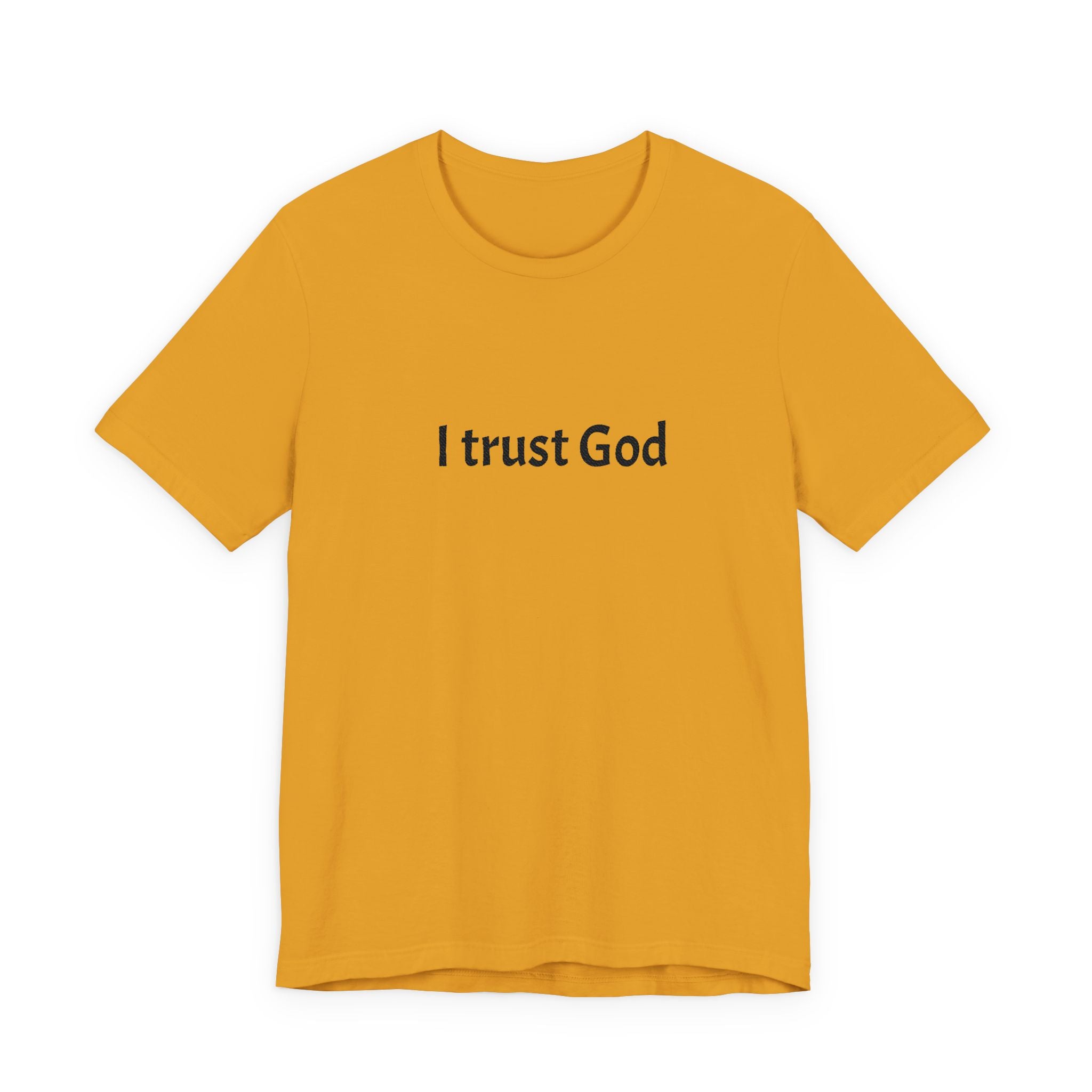 I Trust God Tee — Minimalist Christian Faith T-Shirt