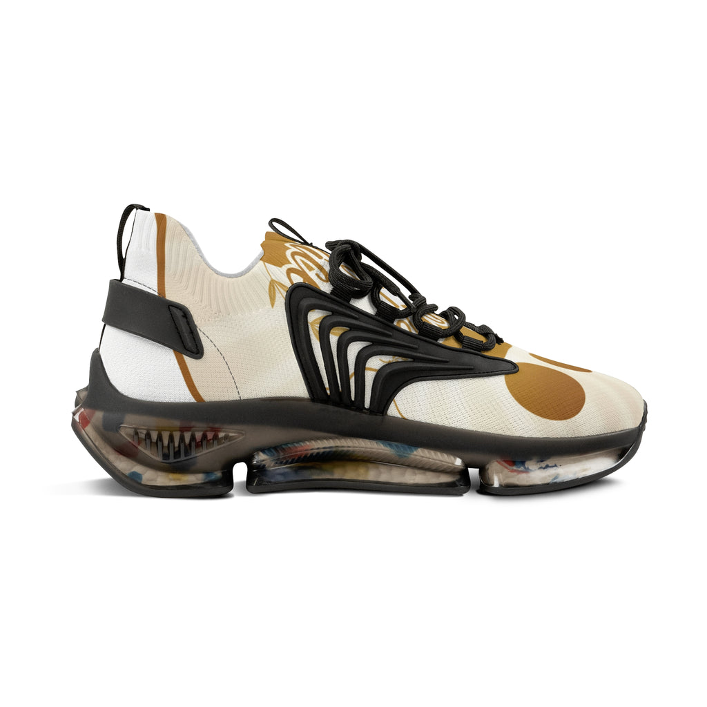 Men's Shoes of Peace — Cream Paw Print Athletic Shoes