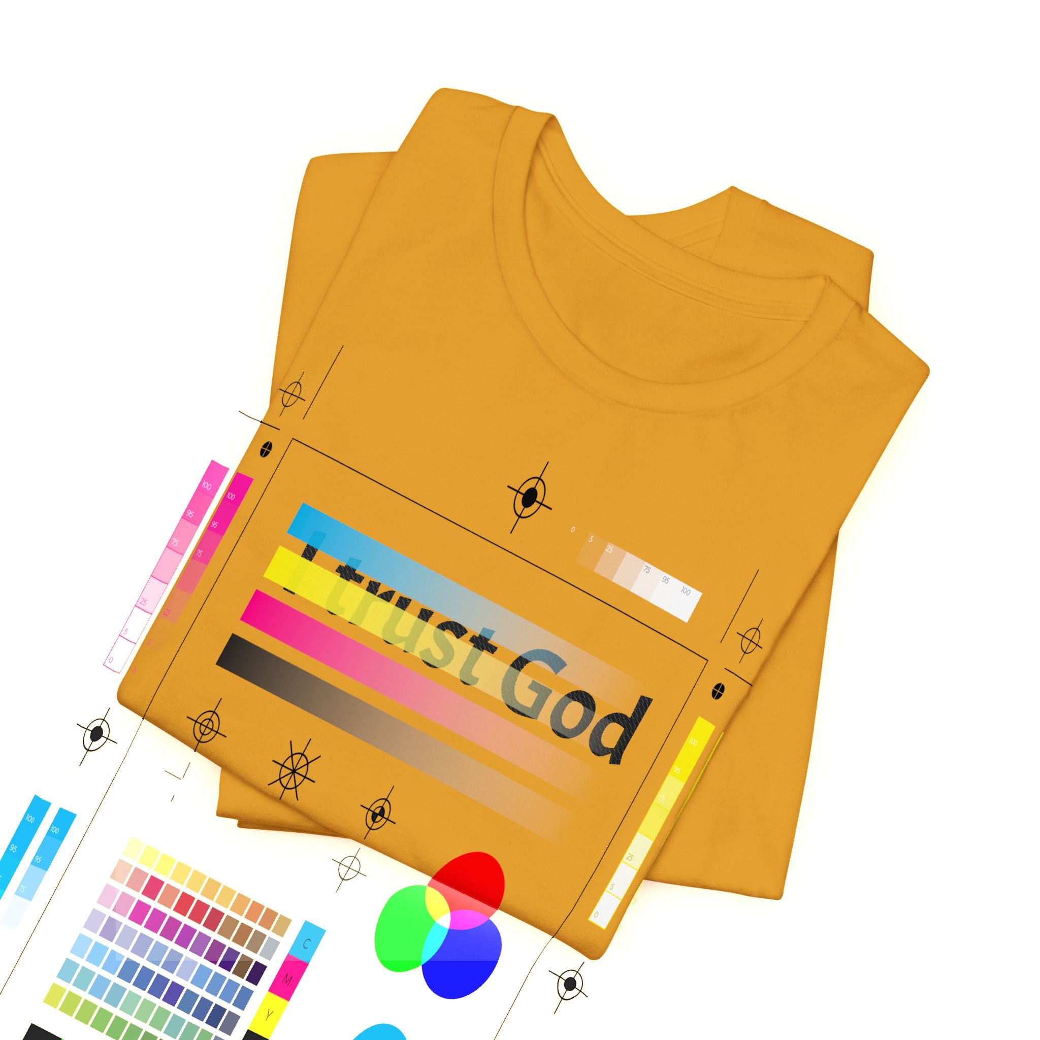 I Trust God Tee — Minimalist Christian Faith T-Shirt