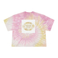 Tie-Dye Crop Tee — "All It Takes Is A Mustard Seed" Inspirational Graphic