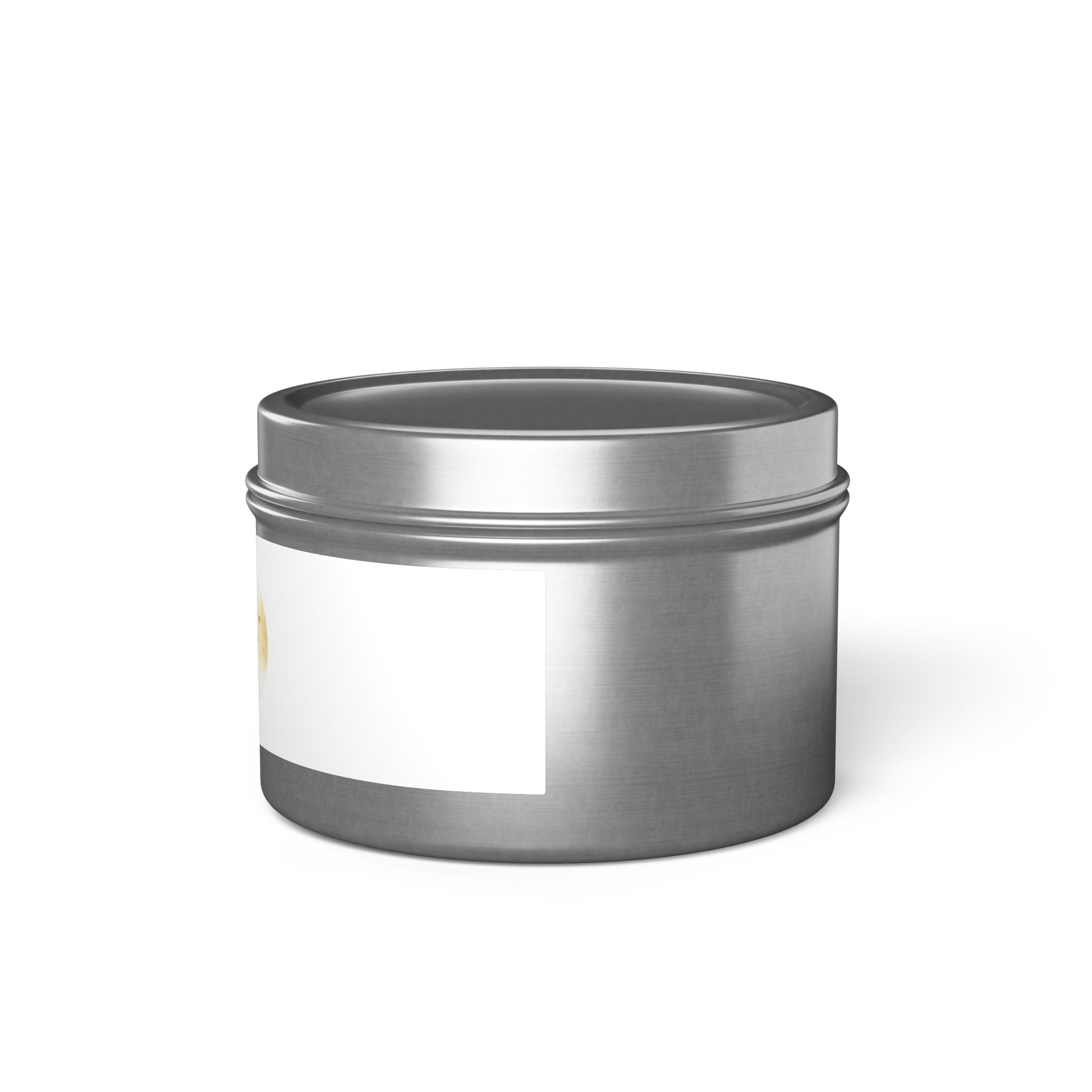 Gold Floral 'Walk by Faith, Not by Sight' Tin Candle — Inspirational Scented Gift