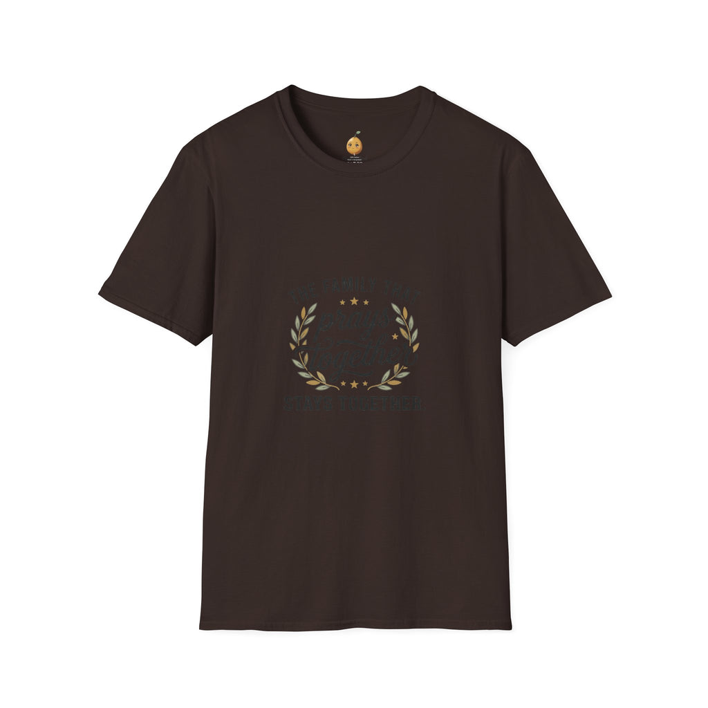 Prayer Family T-Shirt — “The Family That Prays Together” Faith Tee