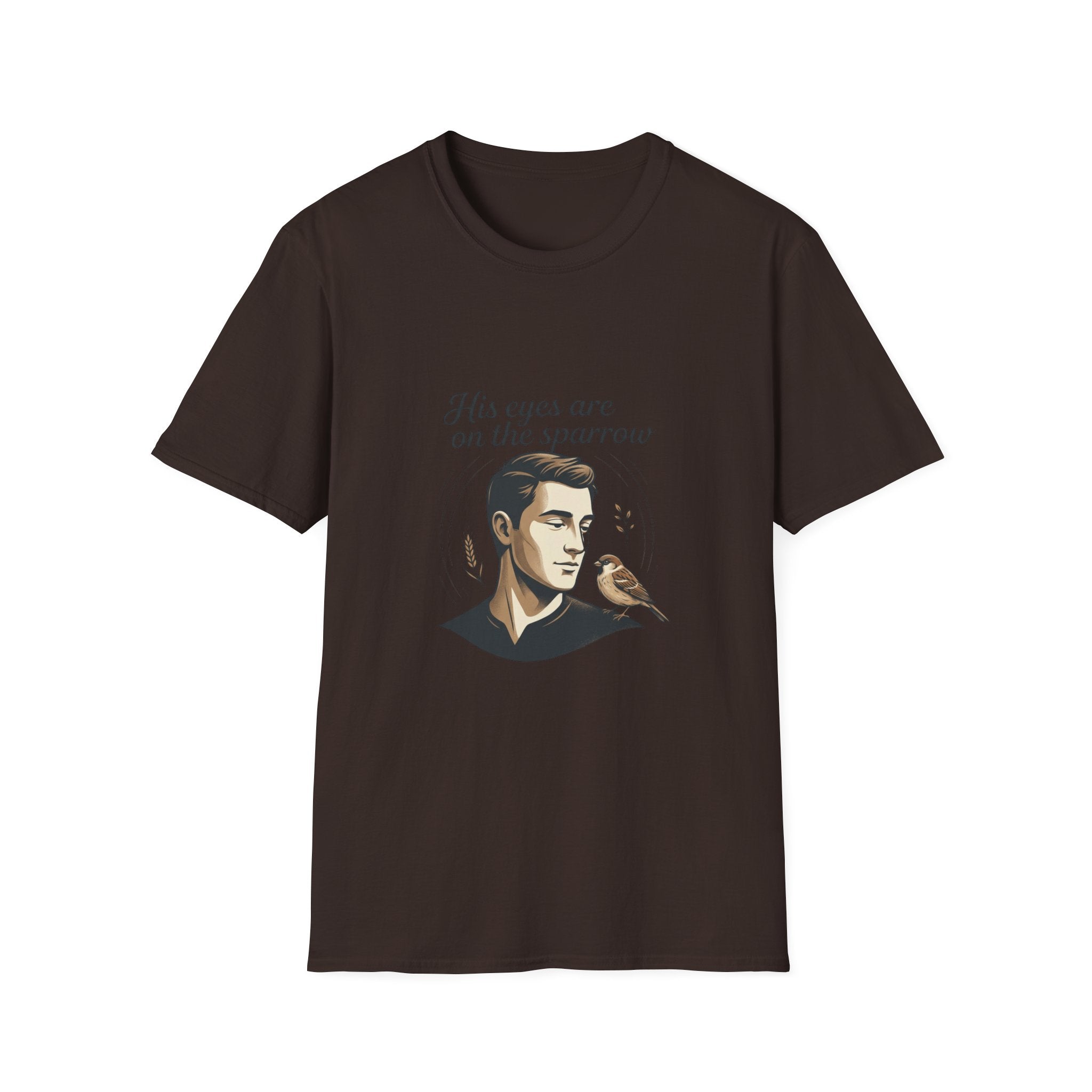 T-Shirt — "His Eyes Are on the Sparrow" Inspirational Faith Graphic
