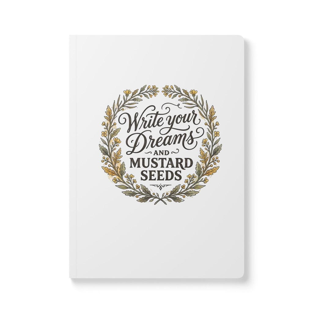 Faith Journal — "Keep Your Faith Alive" & "Write Your Dreams" Inspirational Softcover Notebook