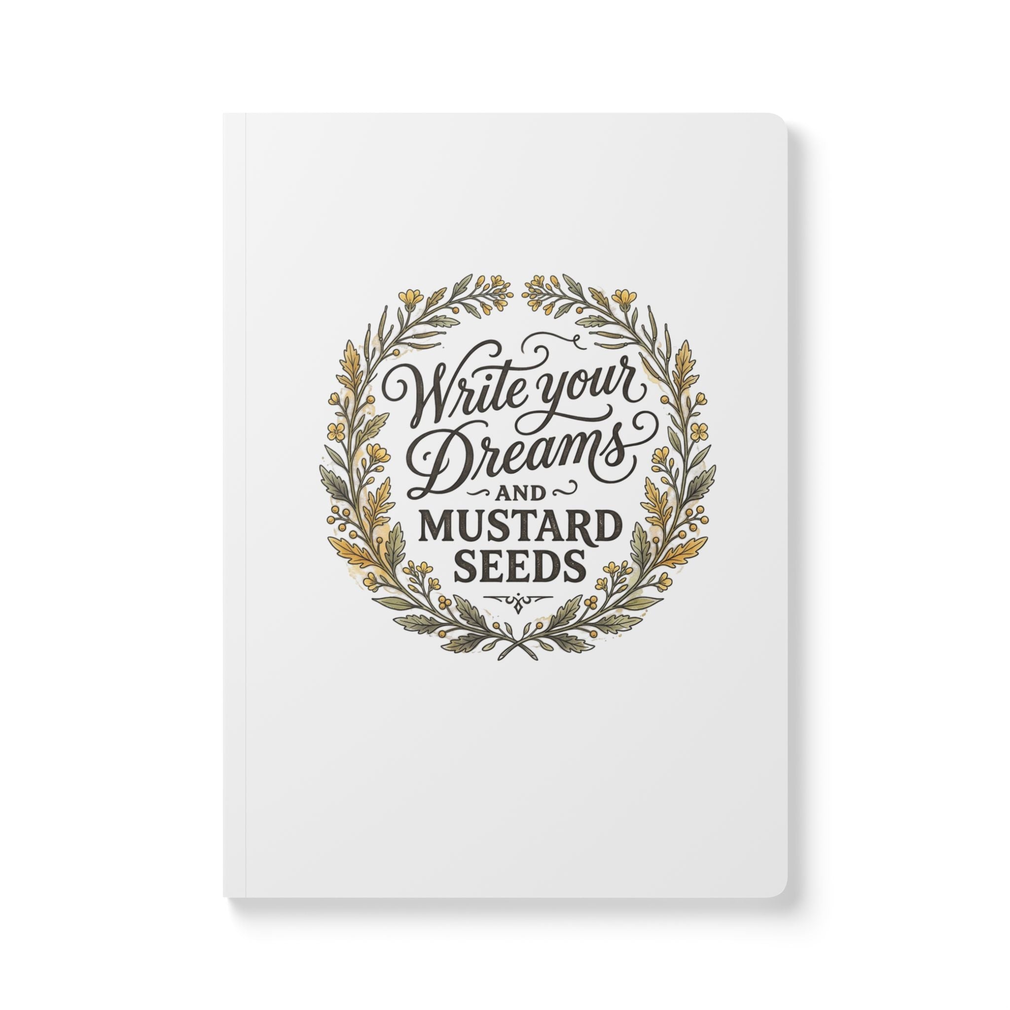 Faith Journal — "Keep Your Faith Alive" & "Write Your Dreams" Inspirational Softcover Notebook