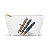 Writer's Tool Accessory Pouch — Pencil, Pen & Fountain Pen Design