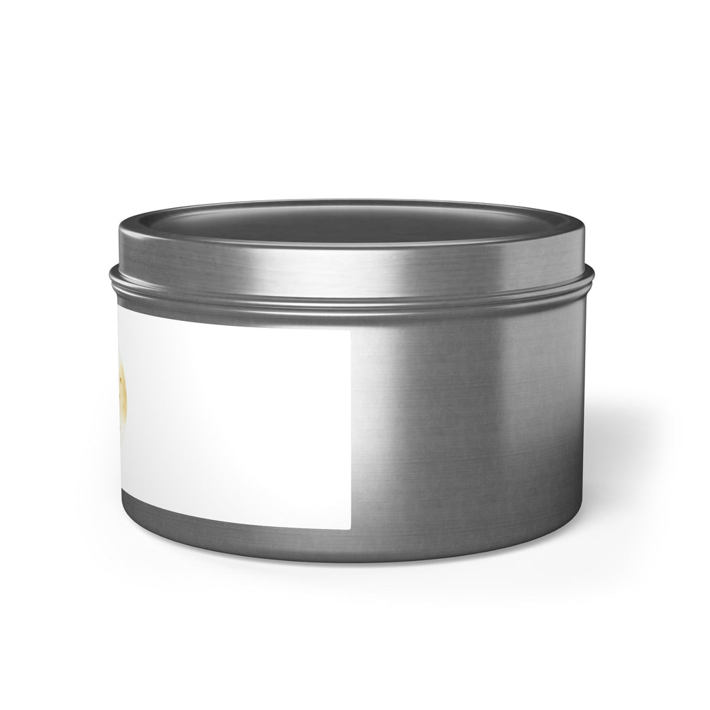 Gold Floral 'Walk by Faith, Not by Sight' Tin Candle — Inspirational Scented Gift