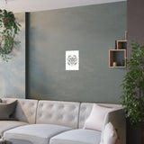 Satin Poster — Psalm 118:17 "I Shall Not Die, But Live" Christian Wall Art