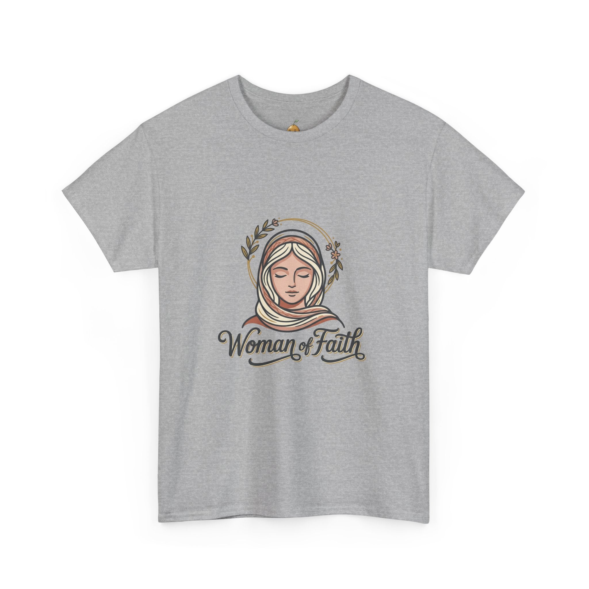 Woman of Faith Tee — Inspirational Christian Graphic T-Shirt