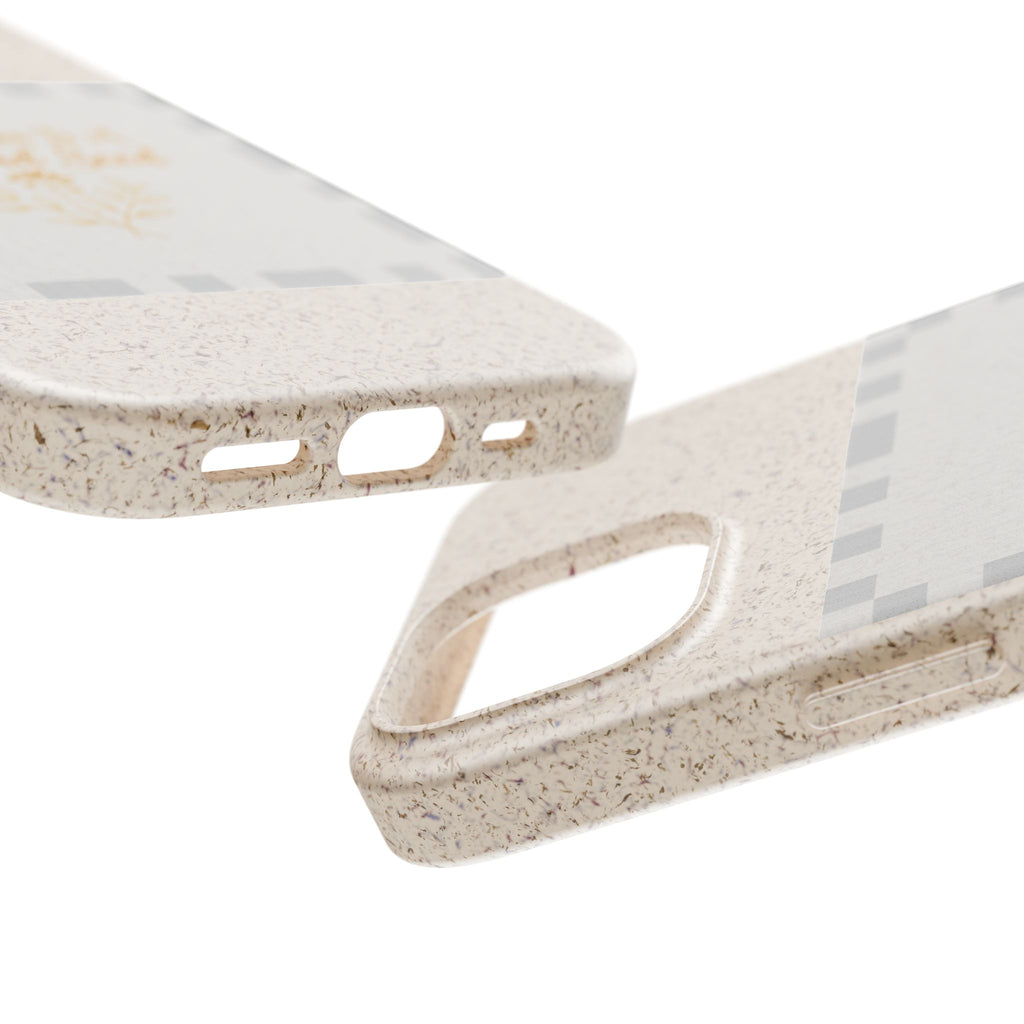 Biodegradable Phone Case — “All It Takes Is A Mustard Seed” Floral Design