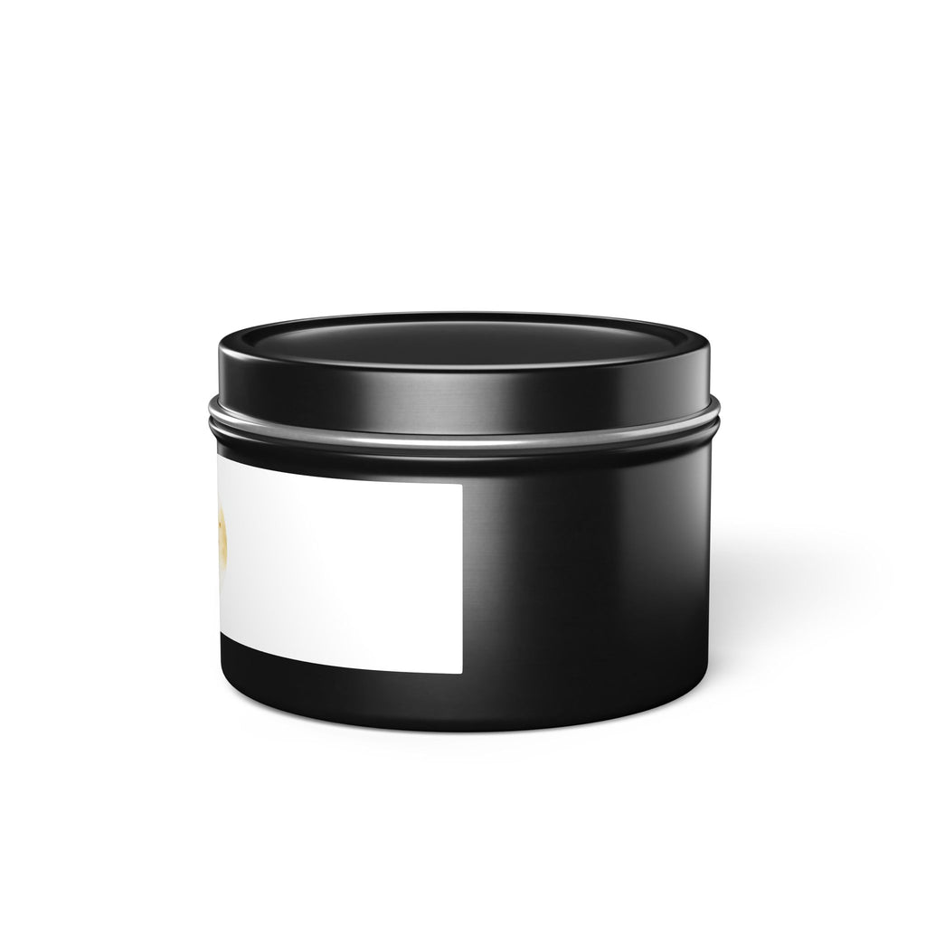 Gold Floral 'Walk by Faith, Not by Sight' Tin Candle — Inspirational Scented Gift