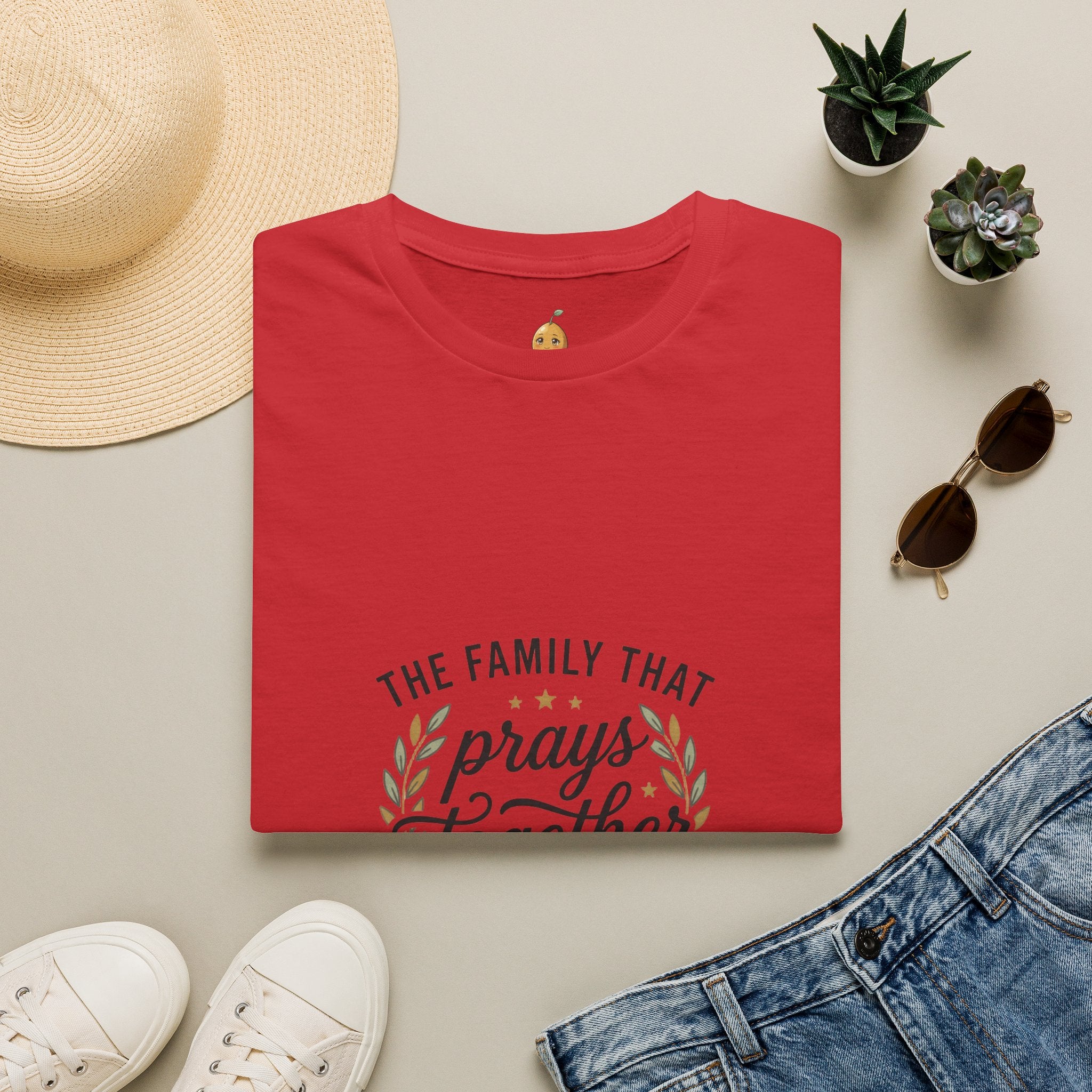 Prayer Family T-Shirt — “The Family That Prays Together” Faith Tee