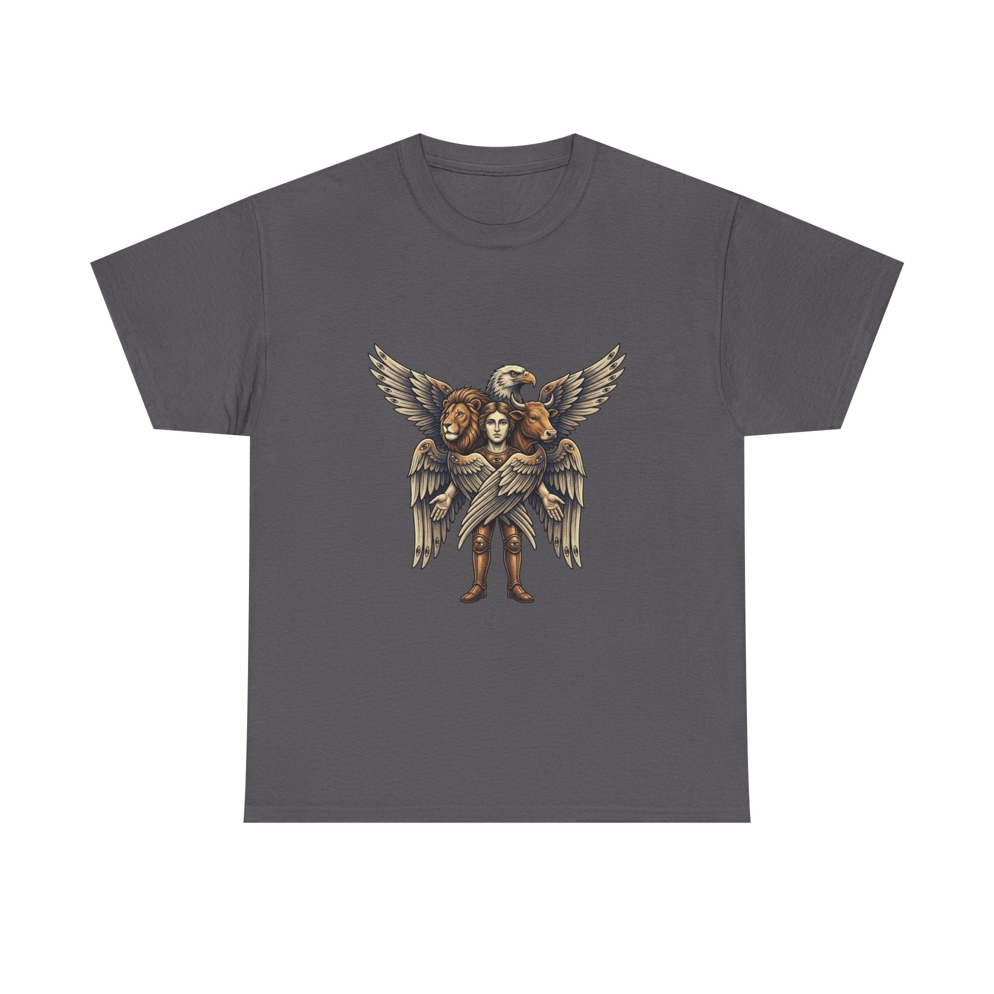 Cherub Winged Trio T‑Shirt — Vintage Angelic Graphic Tee