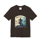 T‑Shirt — “Highs and Lows” Faith Graphic Tee ("Lord, You’re with me everywhere I go")