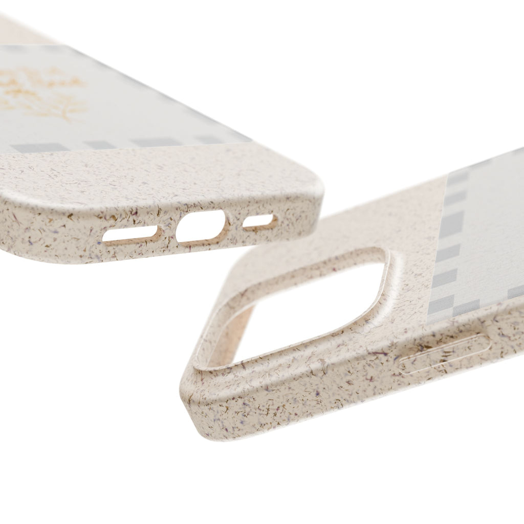 Biodegradable Phone Case — “All It Takes Is A Mustard Seed” Floral Design