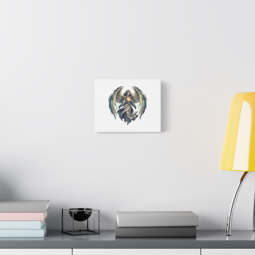 Guardian Angel Matte Canvas Wall Art — Stretched 1.25" Spiritual Home Decor