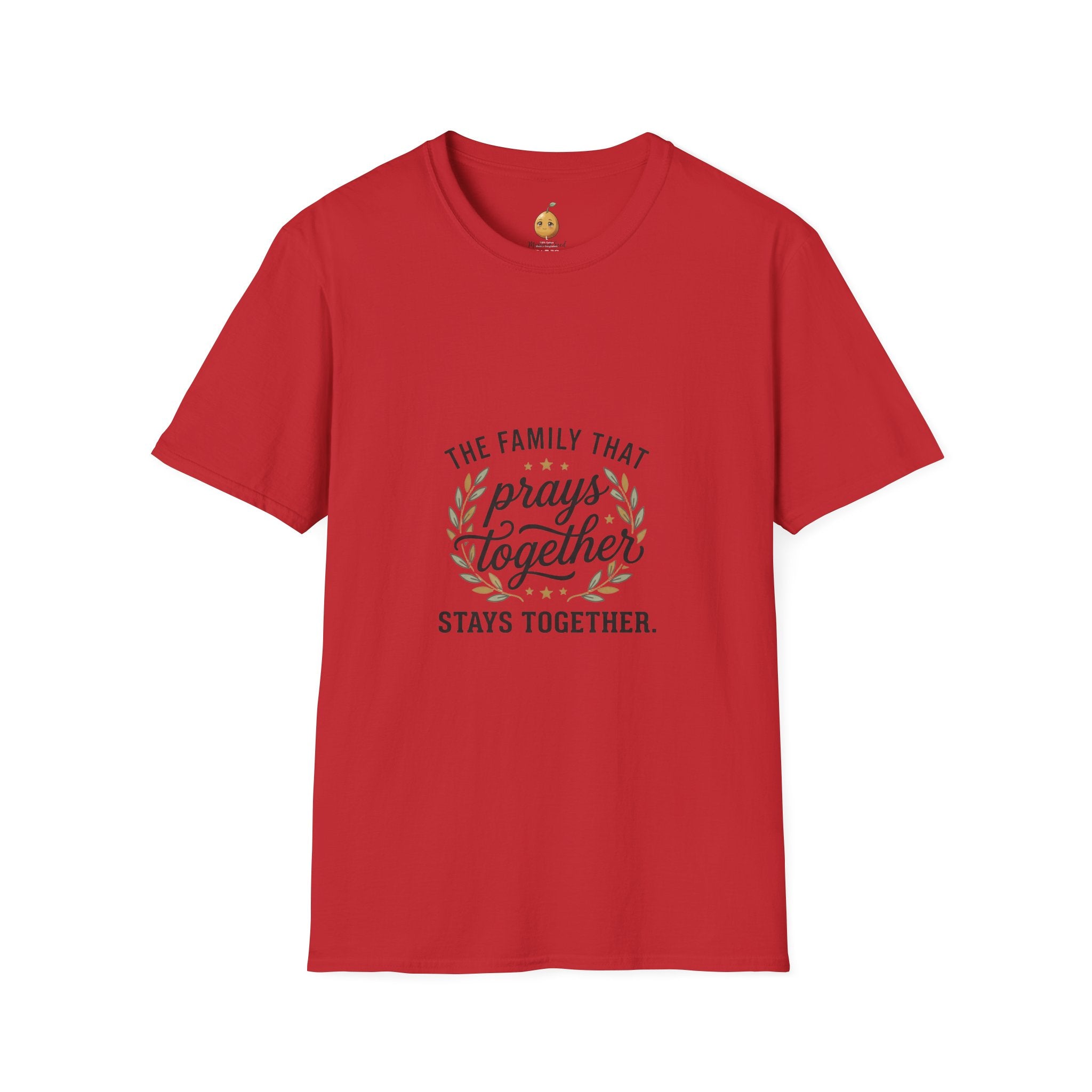 Prayer Family T-Shirt — “The Family That Prays Together” Faith Tee