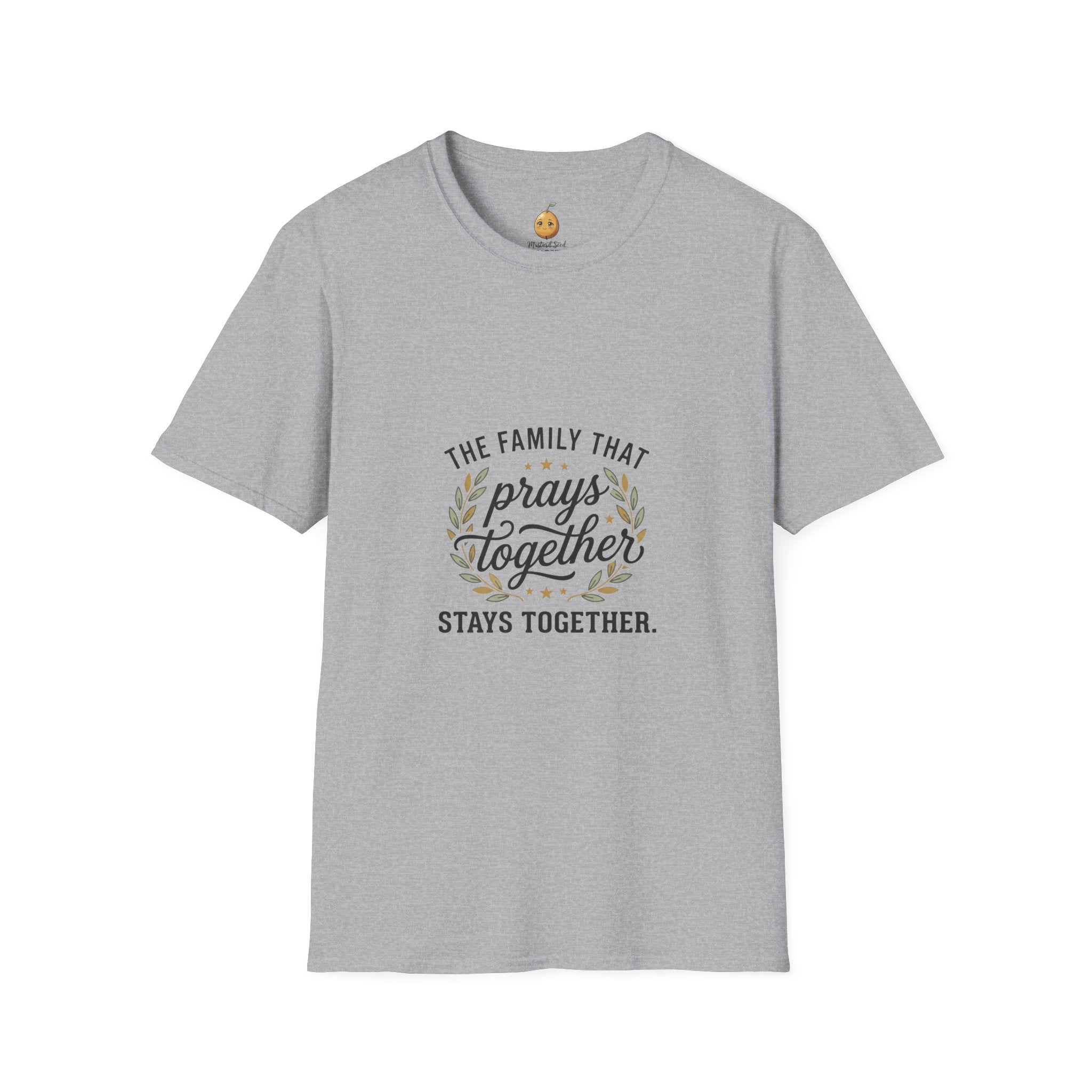 Prayer Family T-Shirt — “The Family That Prays Together” Faith Tee