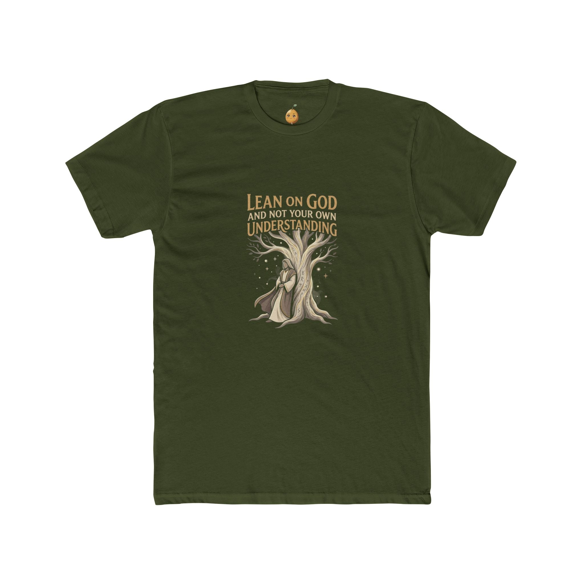 Lean on God Tree T-Shirt — Faith Christian Graphic Tee