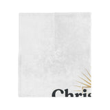 Christian Freedom Microfiber Blanket — "Christ offers freedom for everyone everywhere"
