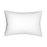 Christian Pattern Lumbar Pillow — Crosses, Doves & Bible Icons Decorative Pillow
